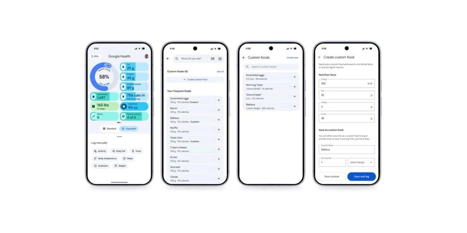 Updates Galore in Google Health 5.04: Custom Food Logs, Enhanced Tracking Features